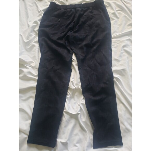 Scotch & Soda Amsterdam Plaid Woven Blake Blue Black Dress Pants Men’s 32 x 32 - Picture 12 of 16